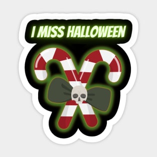 I Miss Halloween Sticker